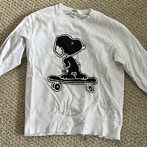 Kaws X peanuts Snoopy tee